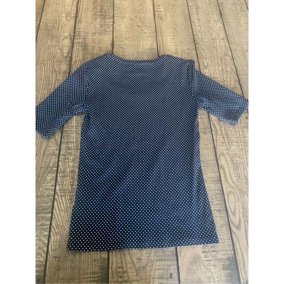 Tommy Hilfiger polka dot woman’s top size SP - Picture 2 of 7